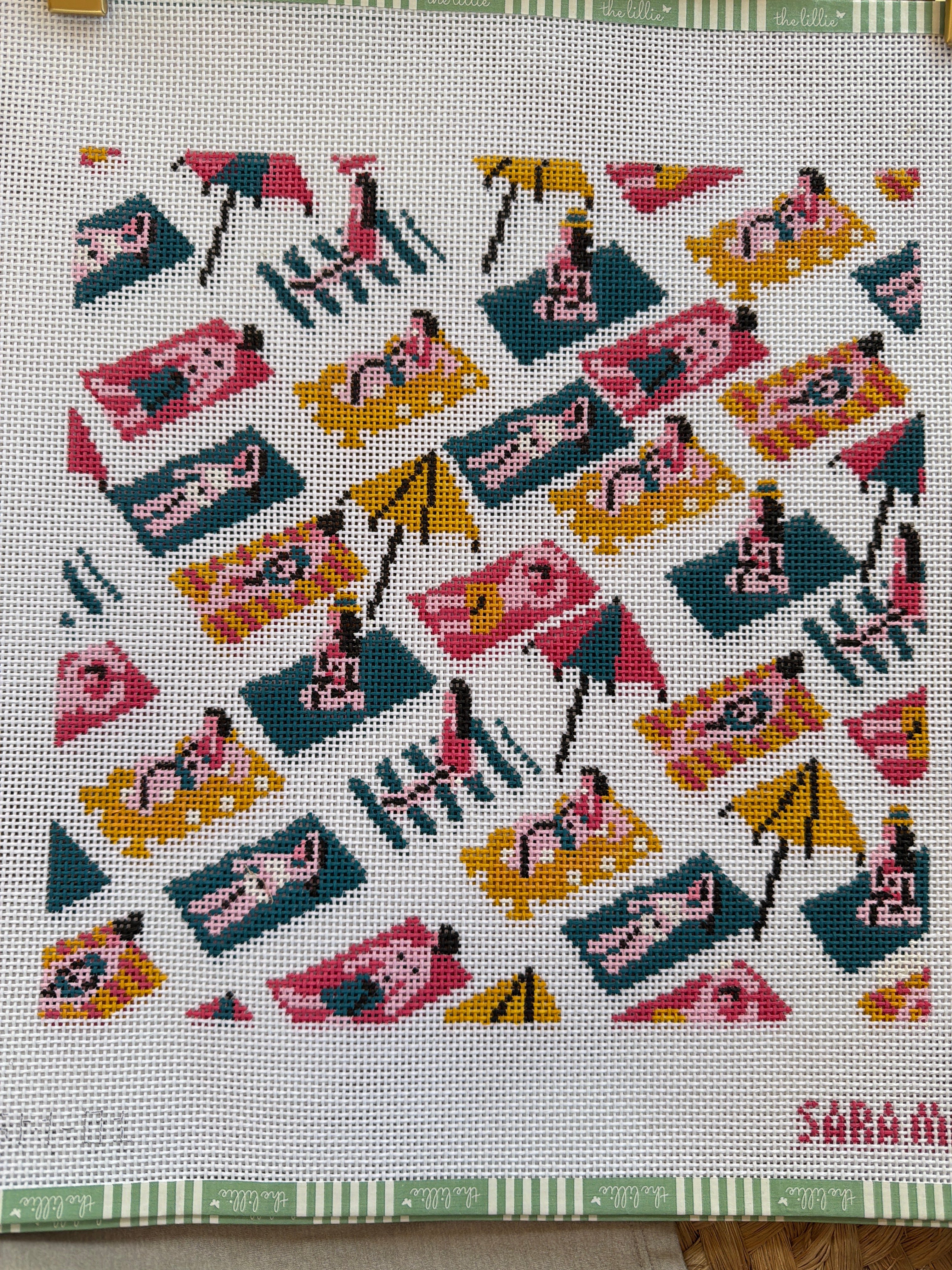 Sun Bathers | Needlepoint Canvas