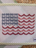 America Bow Flag | Needlepoint Canvas