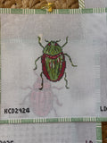 Green Beetle | Needlepoint Canvas