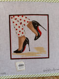 Christian Louboutin Patent Leather – Black | Needlepoint Canvas