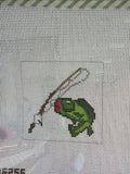 Fishing Flask Insert | Needlepoint Canvas