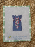 Navy/Pink Mini Oaxaca Dress | Needlepoint Canvas