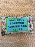 Mahjong Needlepoint Pillow