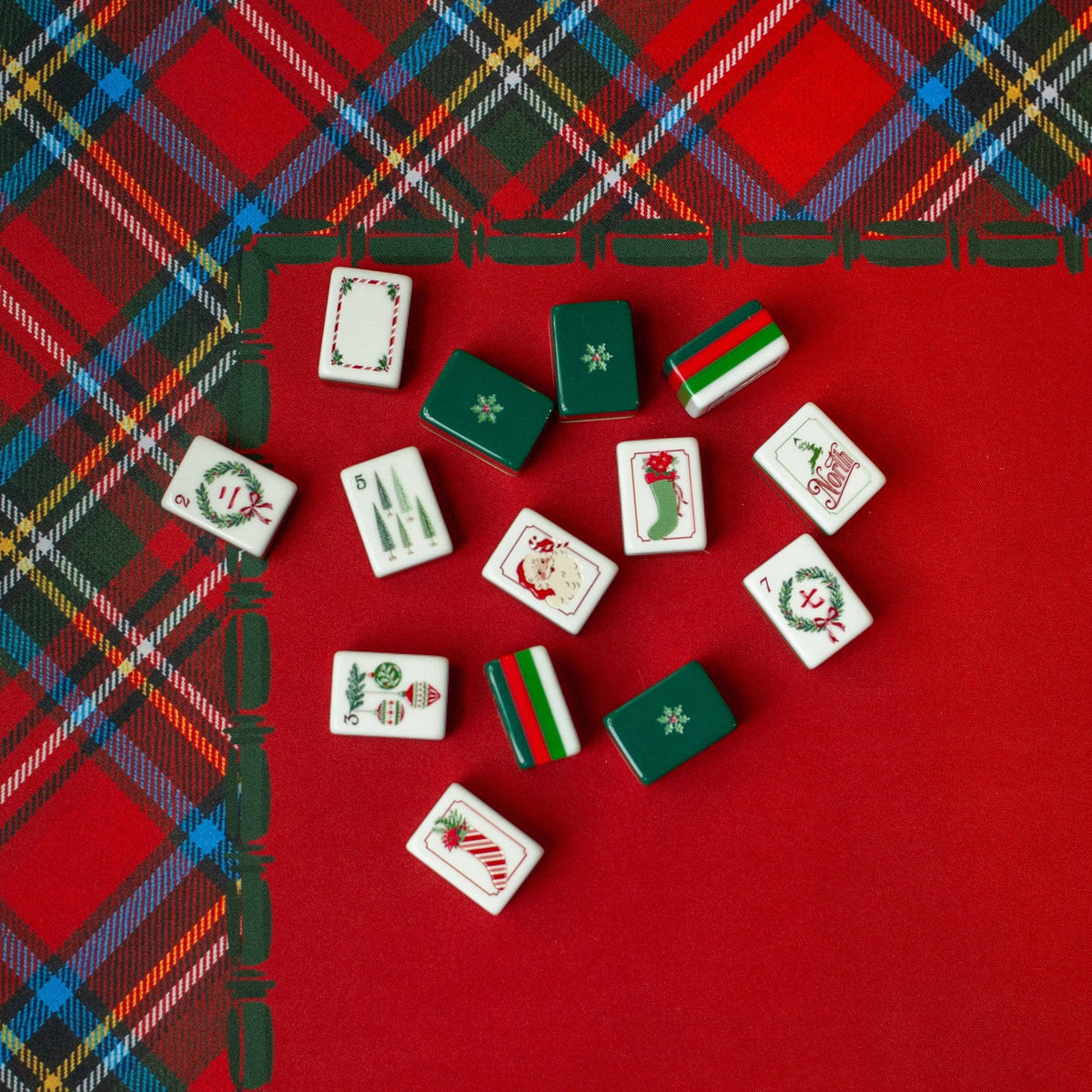 Tartan Tidings Mahjong Mat | Mahjong Mat