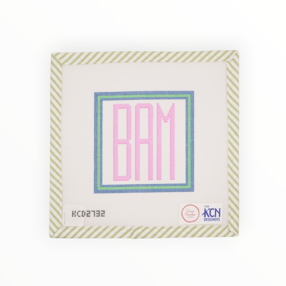 BAM Coaster | Needlepoint Canvas