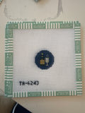 Champagne Key Fob Insert | Needlepoint Canvas
