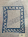 Braid Frame Blue | Needlepoint Canvas