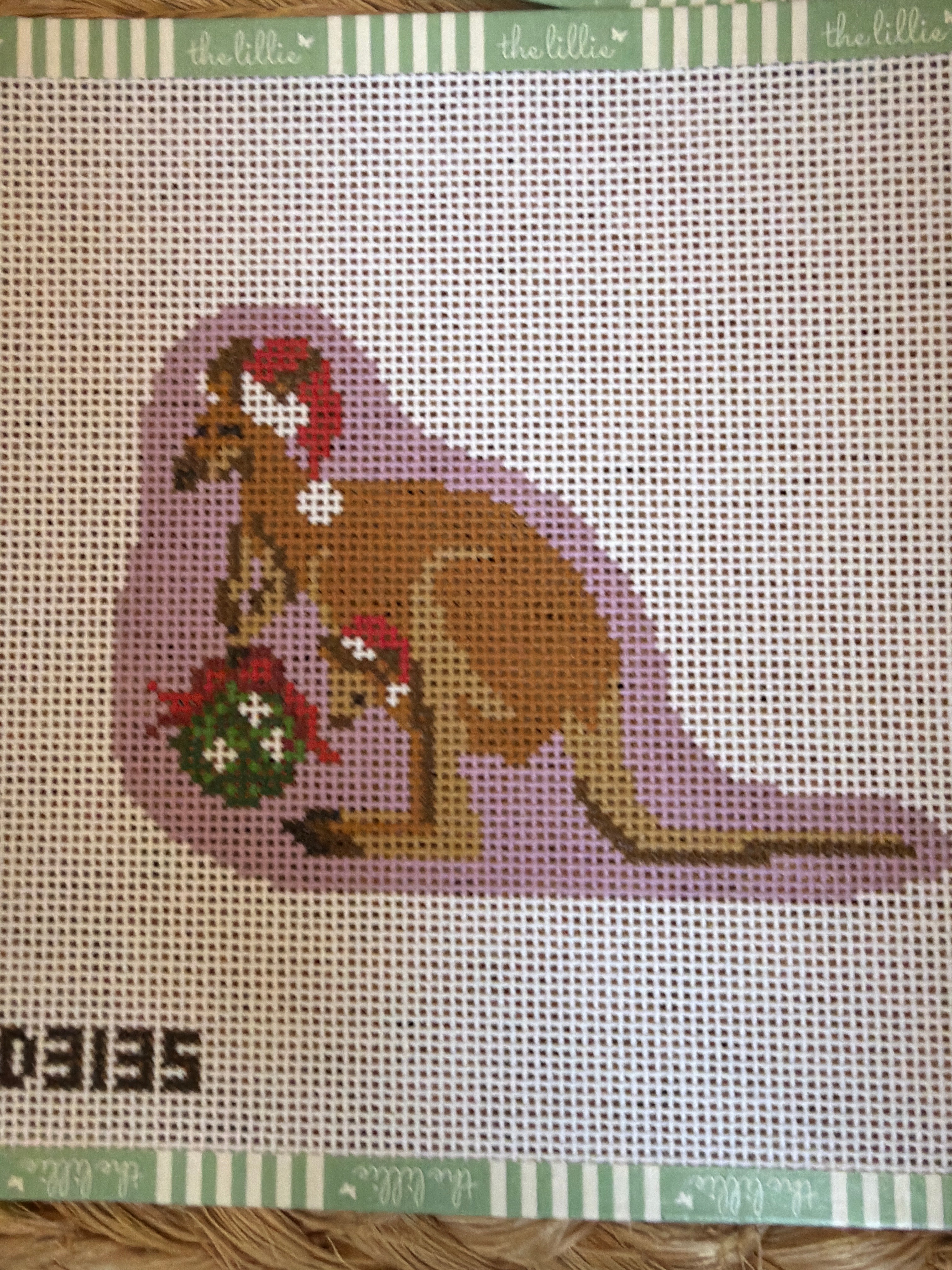 Holiday Kangaroos | Needlepoint Canvas