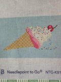 Ice Cream Insert | Needlepoint Canvas