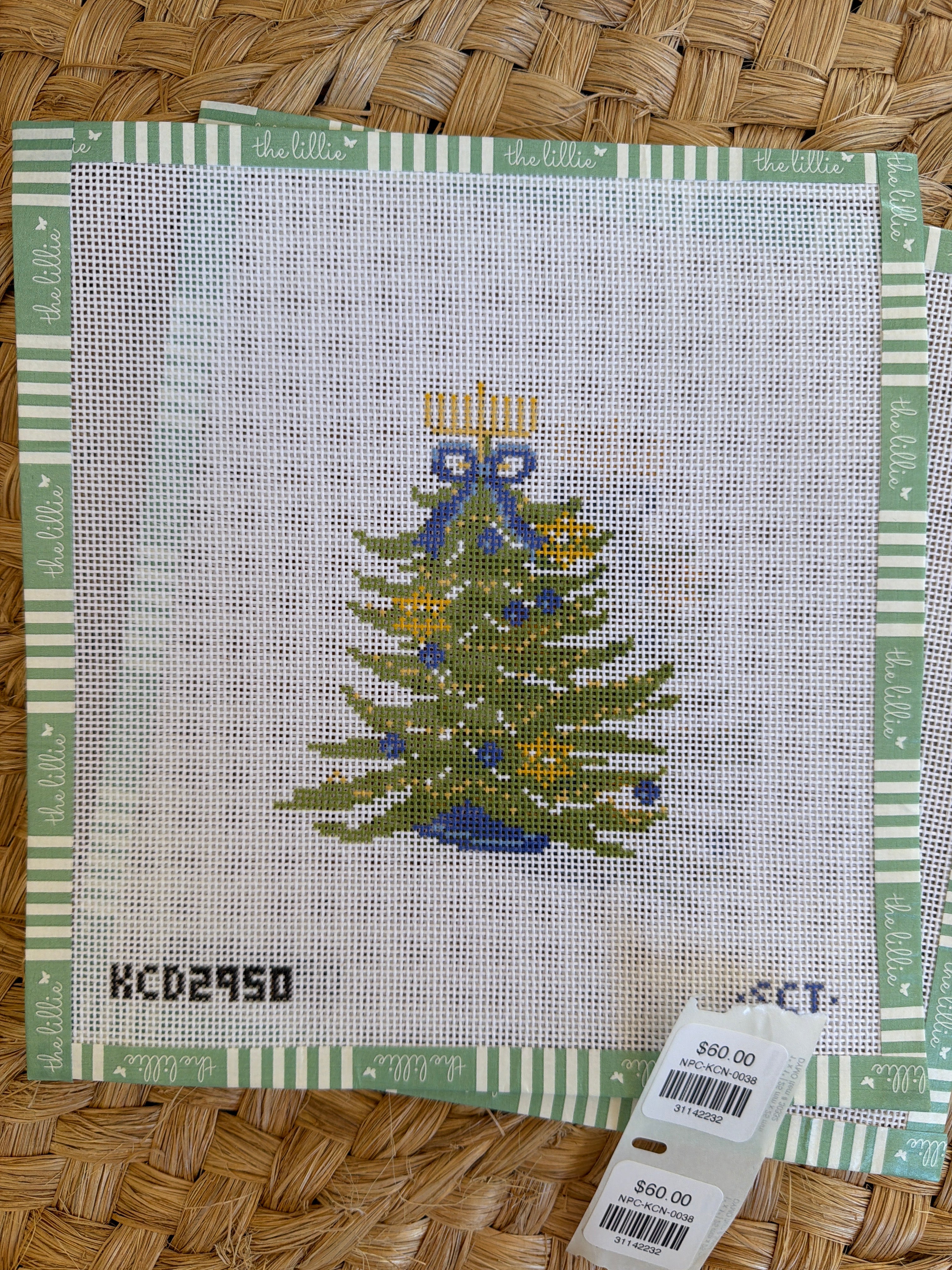 Chrismukkah Tree | Needlepoint Canvas