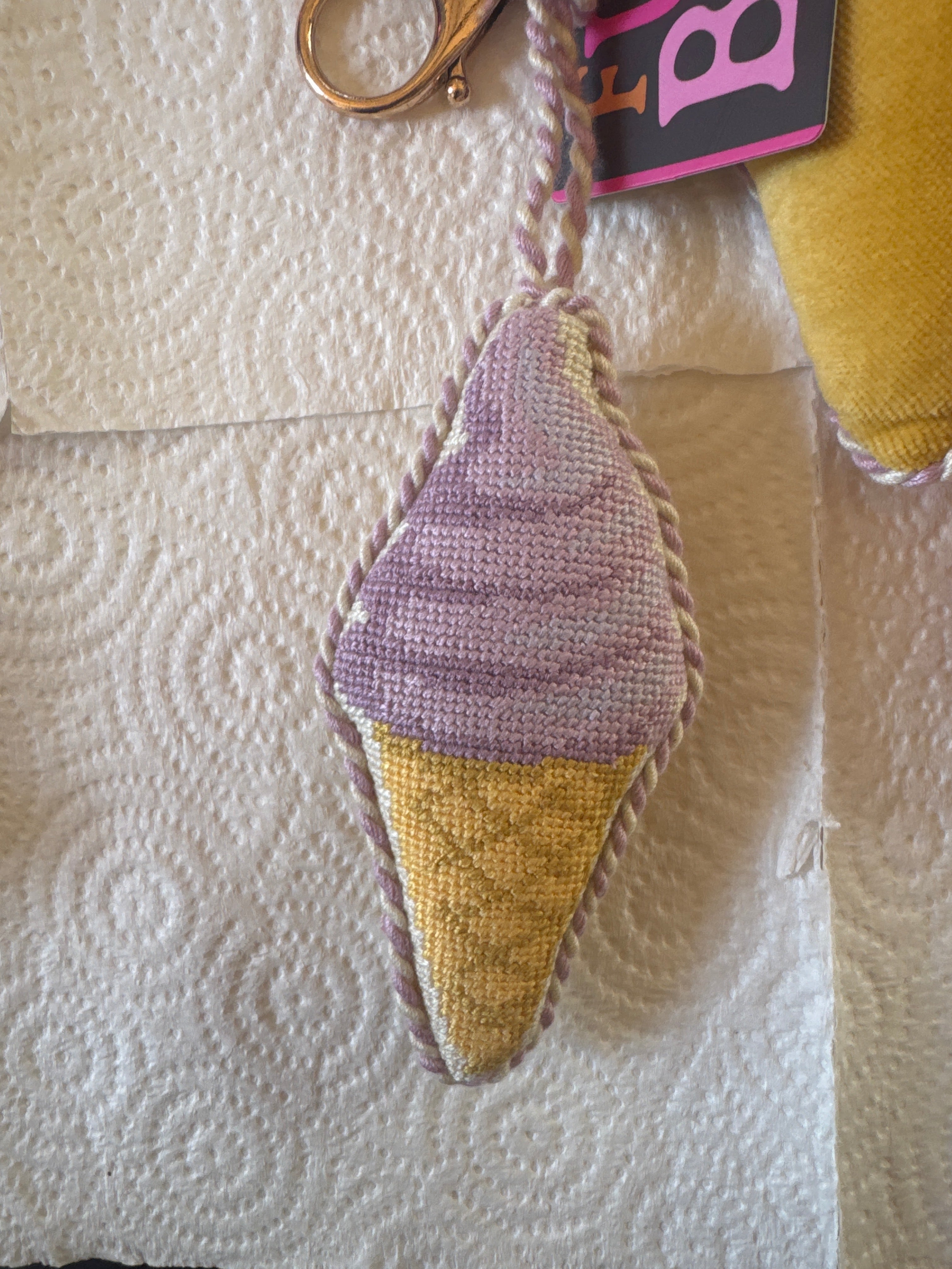 Ice Cream Cone - Bag Charm