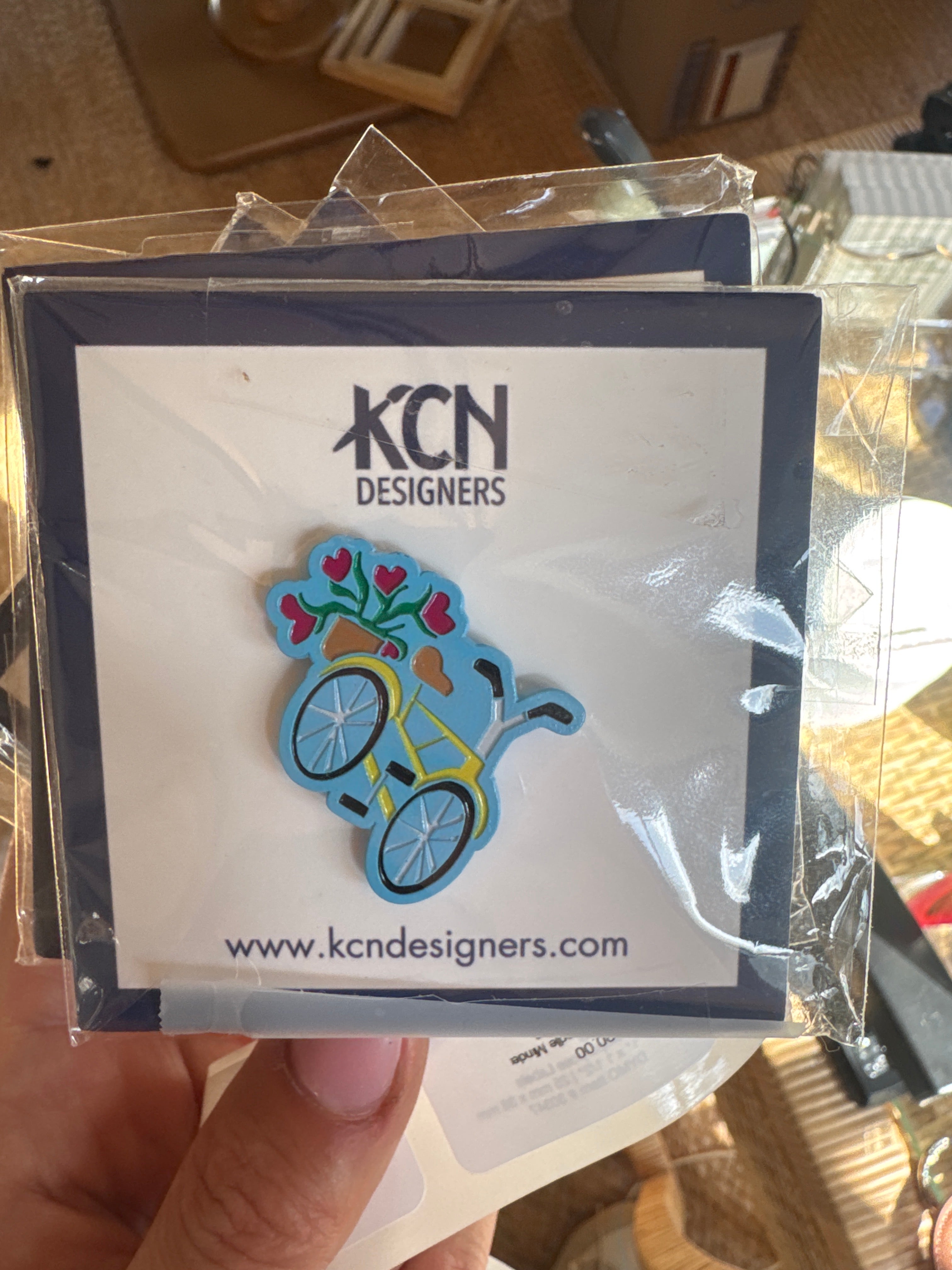 Yellow Bicycle Needle Minder