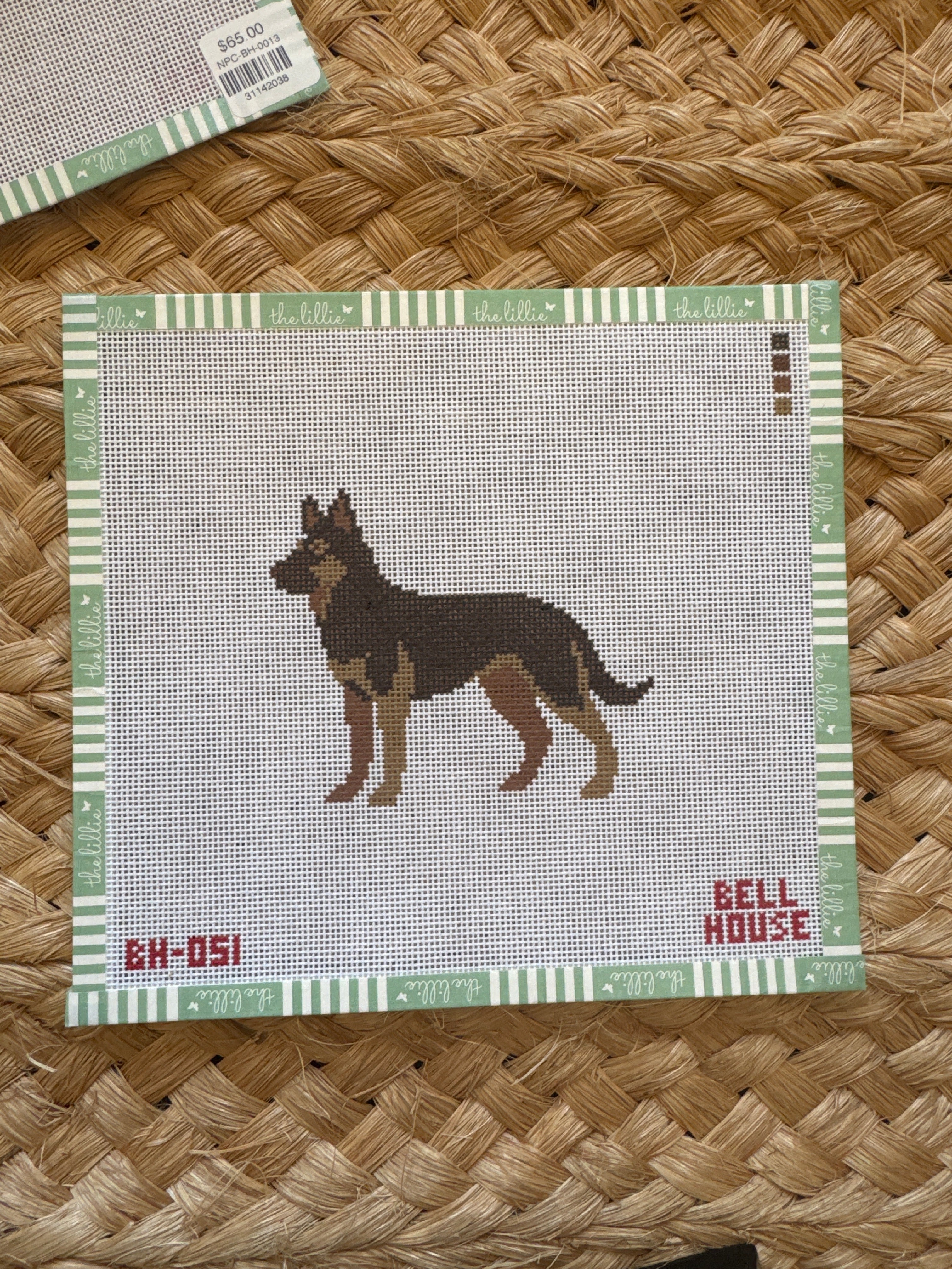 German Shepherd | Needlepoint Canvas