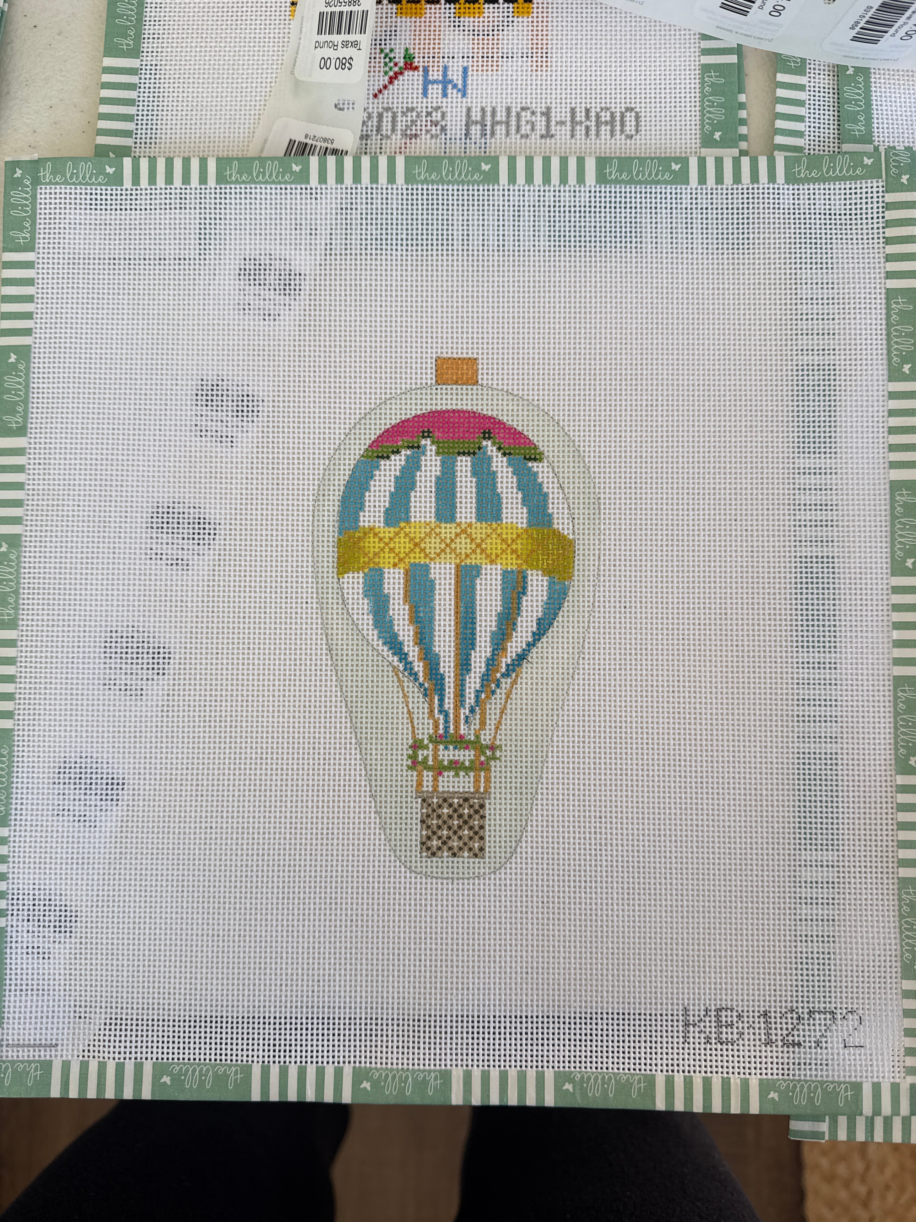 Mini Balloons - Blue Stripe