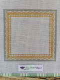 Ring Bearer Pillow – Gold/Silver | Needlepoint Canvas