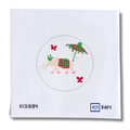 Bam Elephant Ornament Printed Canvas