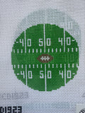 50 Yard Line Round | Needlepoint Canvas