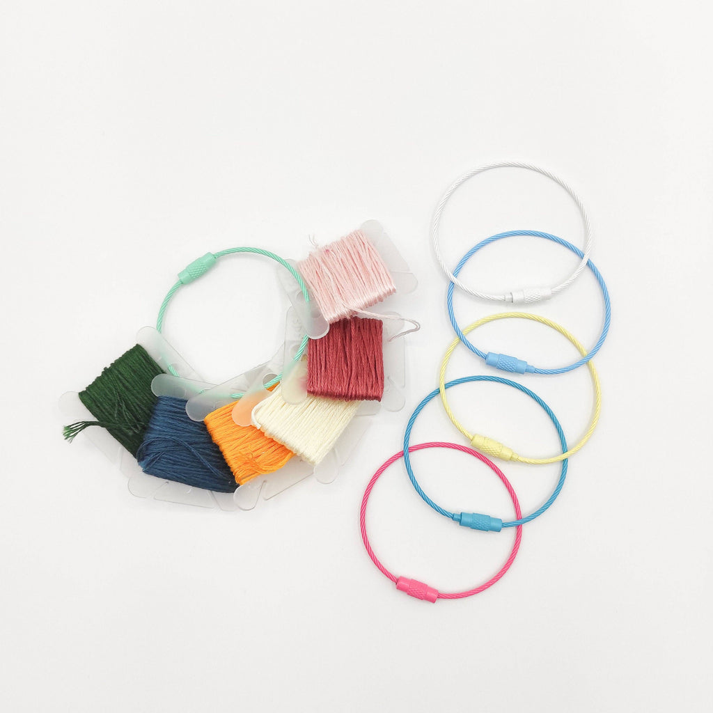 Colorful Round Ring Style Thread Bobbins