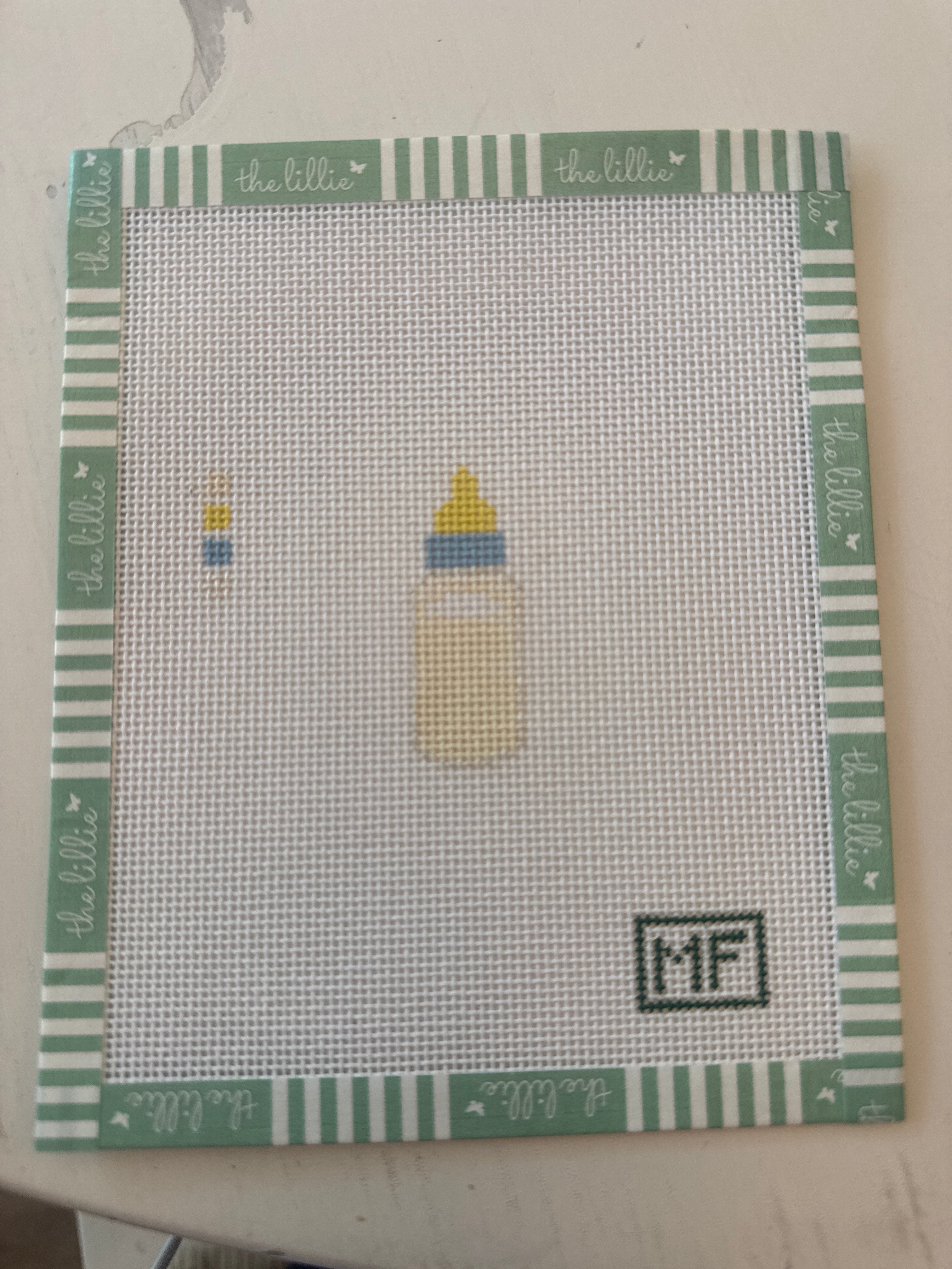Baby Bottle Mini | Needlepoint Canvas