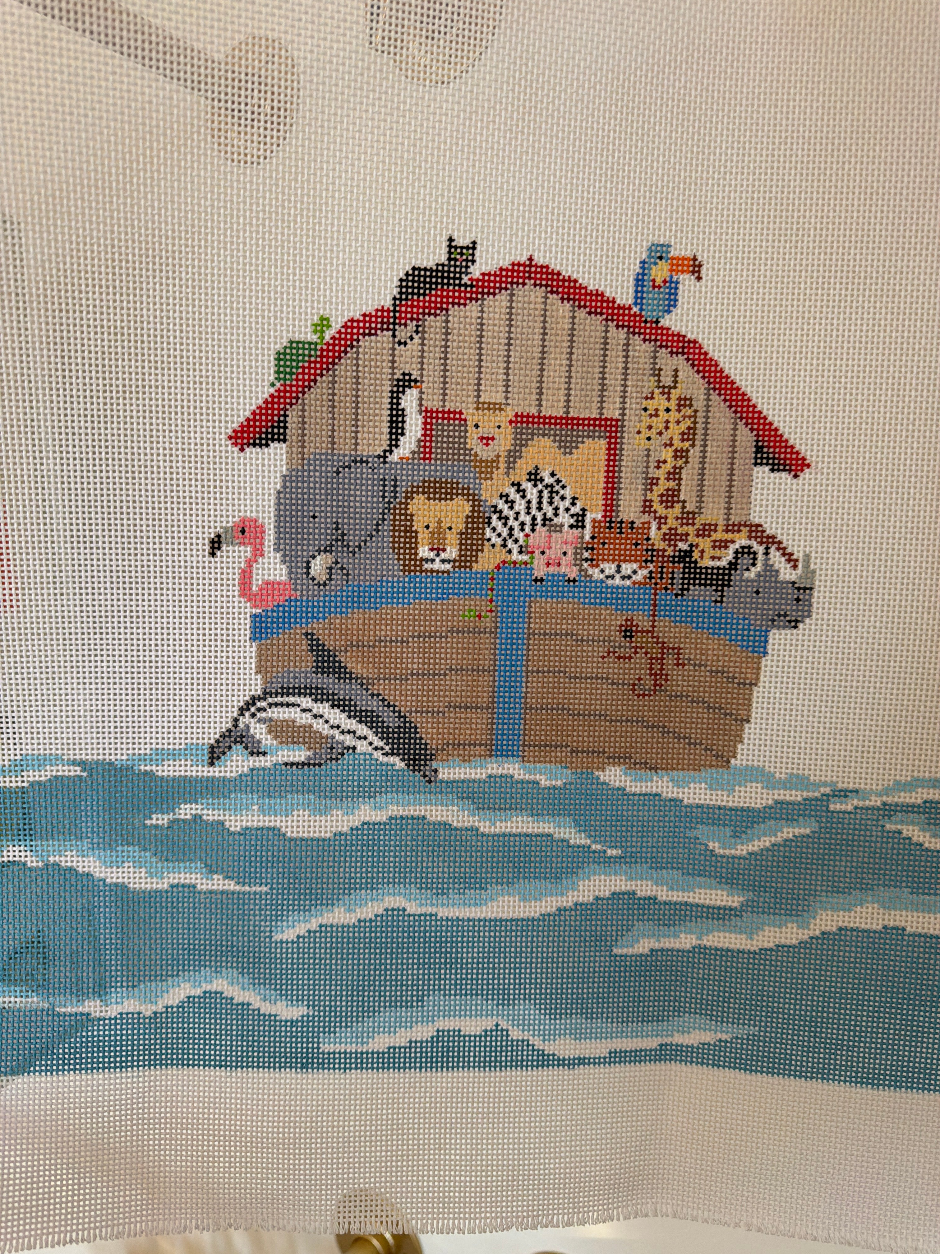 Noah's Ark, Kid's Seat | Needlepoint Canvas