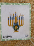 Chrismukkah Menorah | Needlepoint Canvas