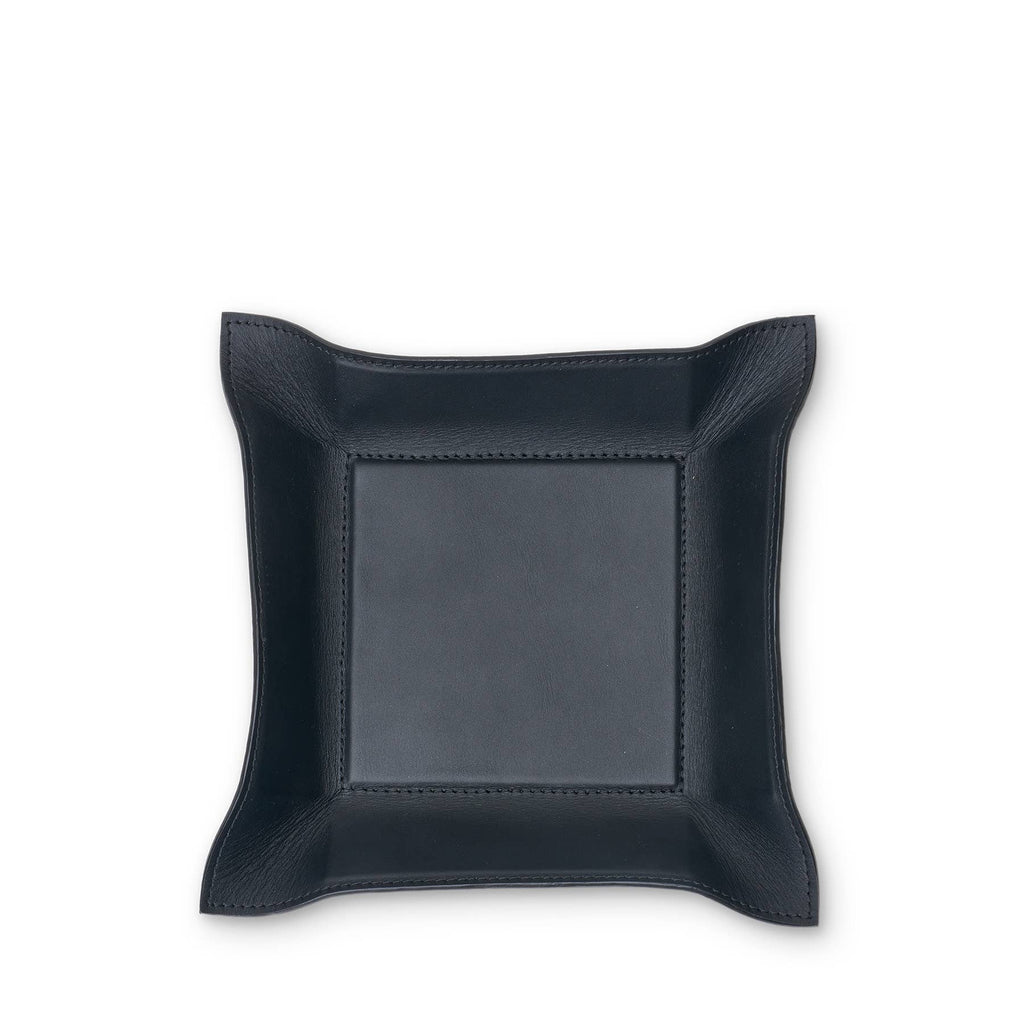WIP Leather Valet Tray: Onyx