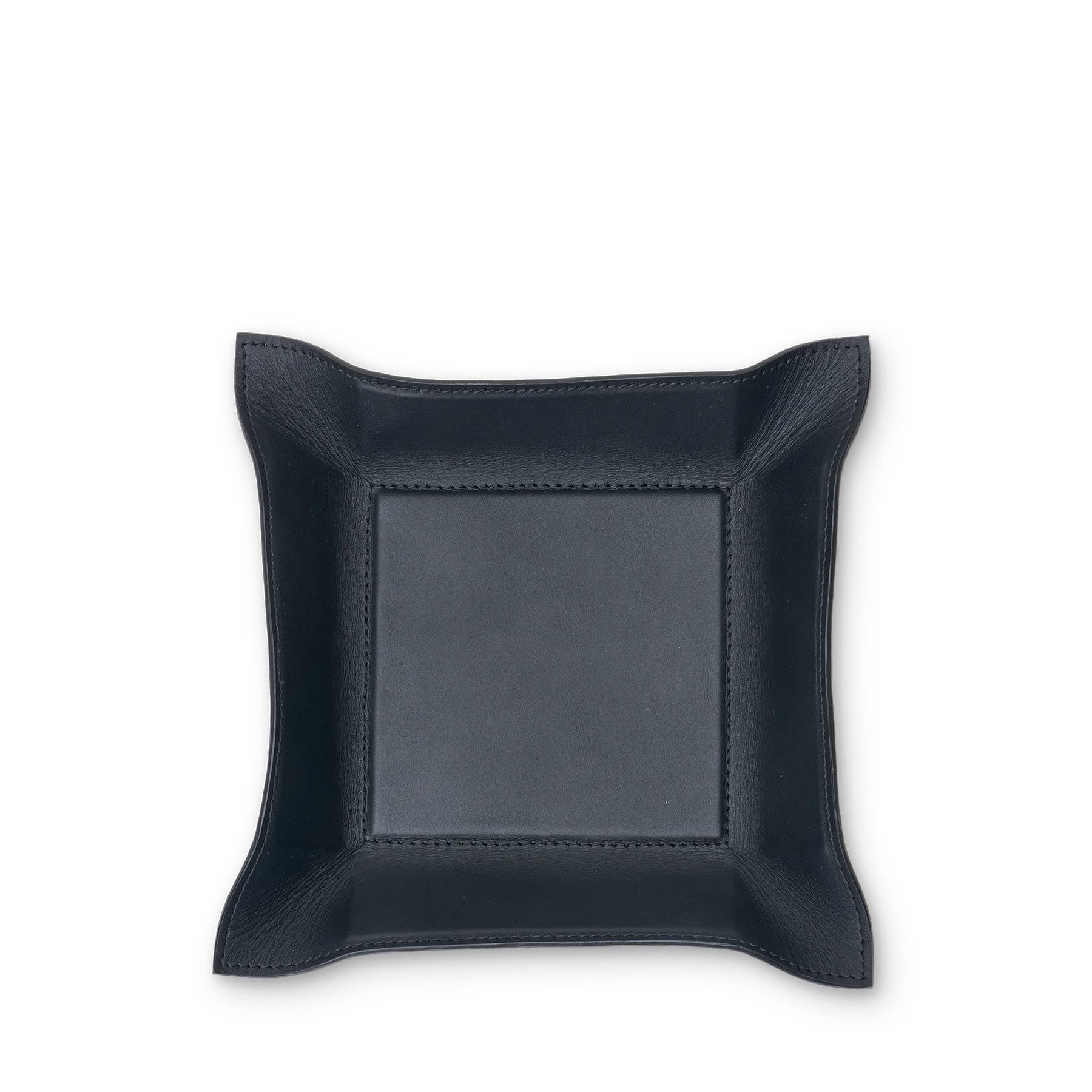 WIP Leather Valet Tray: Onyx