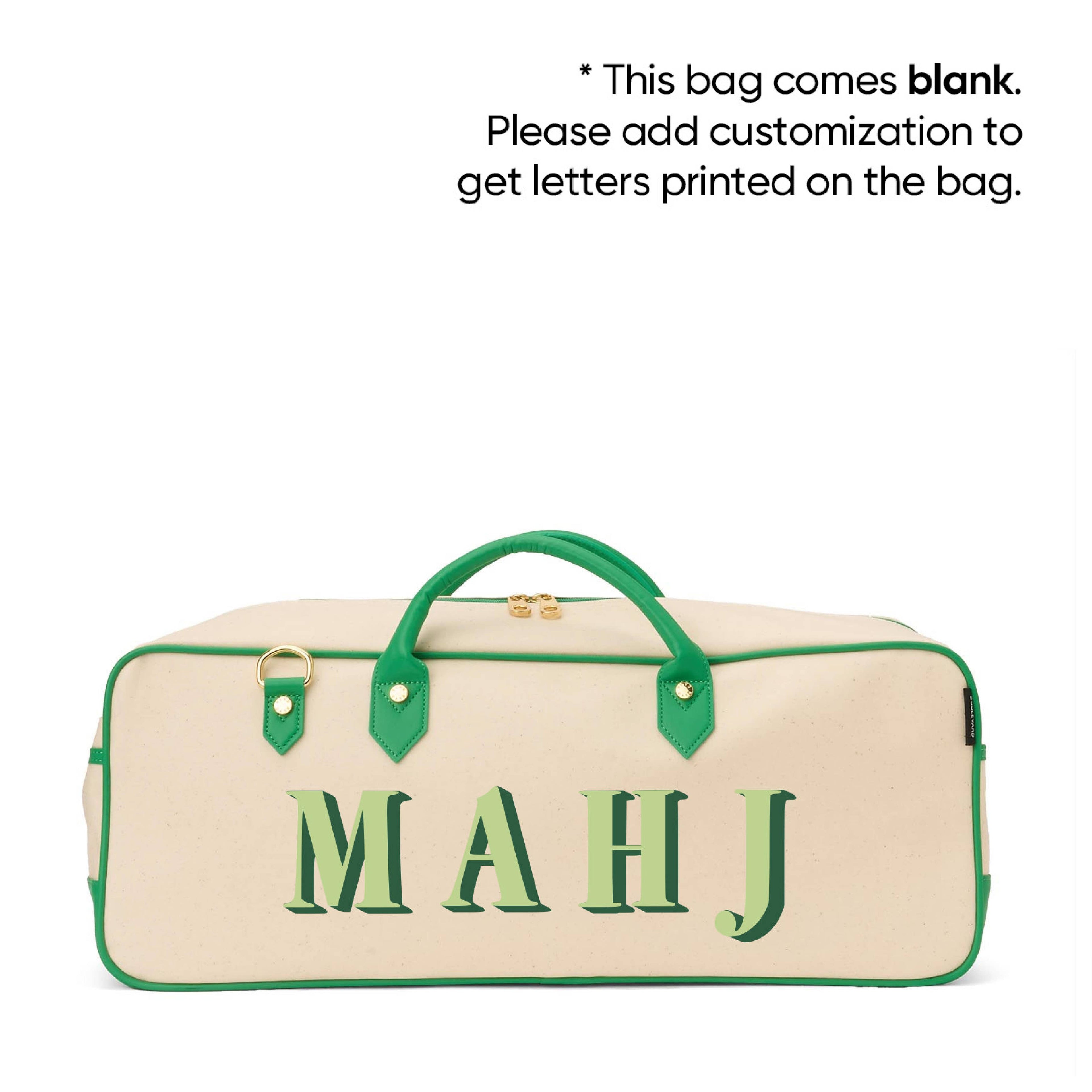 Mahjong Tote: Natural