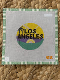 Los Angeles Retro Travel Ornament | Needlepoint Canvas