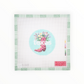 50 States Round | Texas needlepoint canvas by Lucky Lotus