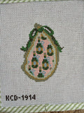 Champagne Gilded Oyster | Needlepoint Canvas