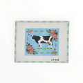 Victorian Cow needlepoint canvas by Treglown Designs, 13 mesh