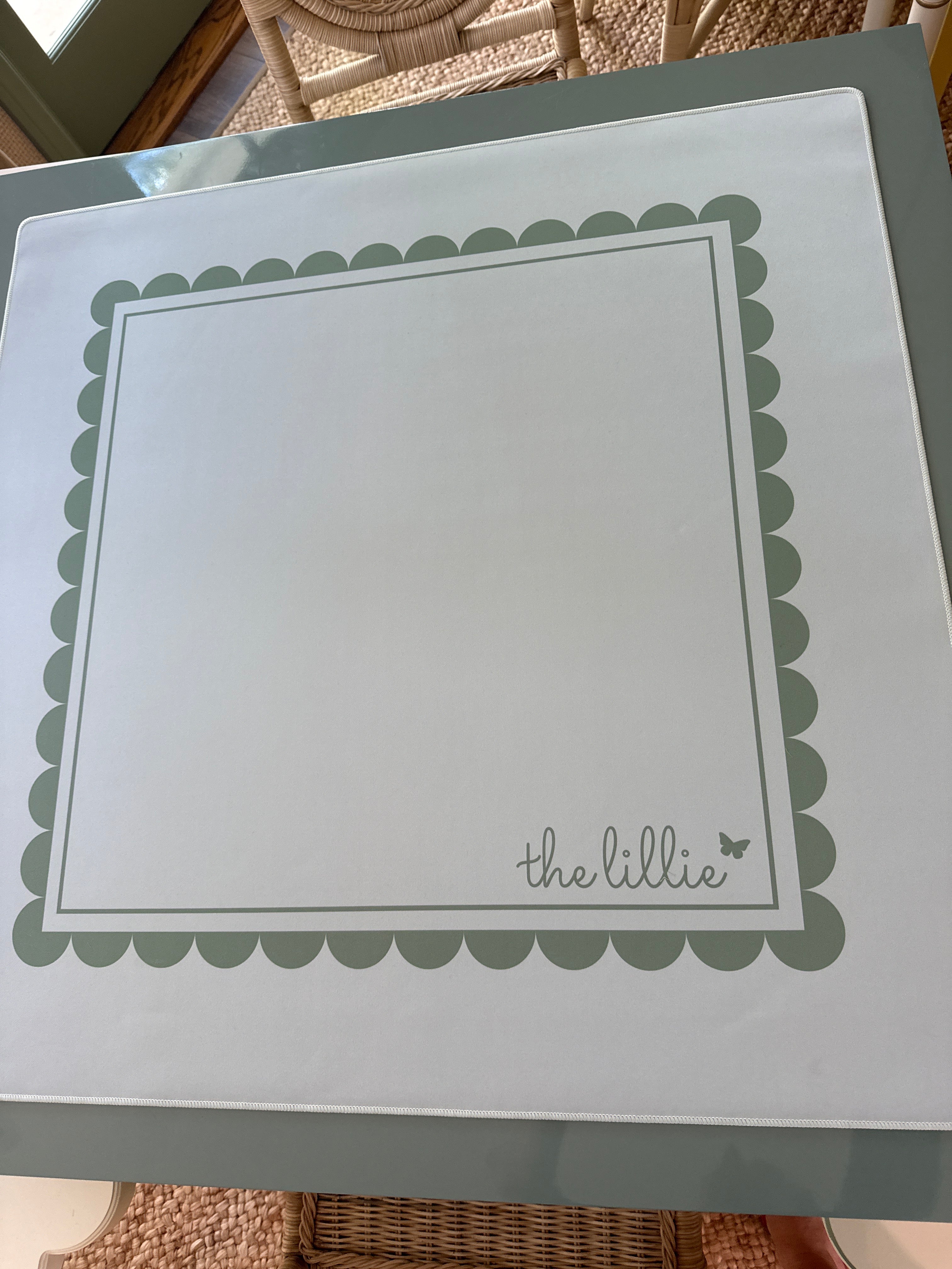 The Lillie Mahj Mat - Wave - Lillie Green