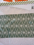 Star Argyle Acrylic Purse Insert – Green | Needlepoint Canvas