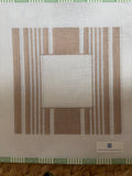 Ticking Frame Driftwood | Needlepoint Canvas