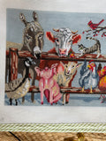 Barnyard Pillow | Needlepoint Canvas