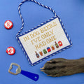 Dog Beers needlepoint canvas by Stitch Style