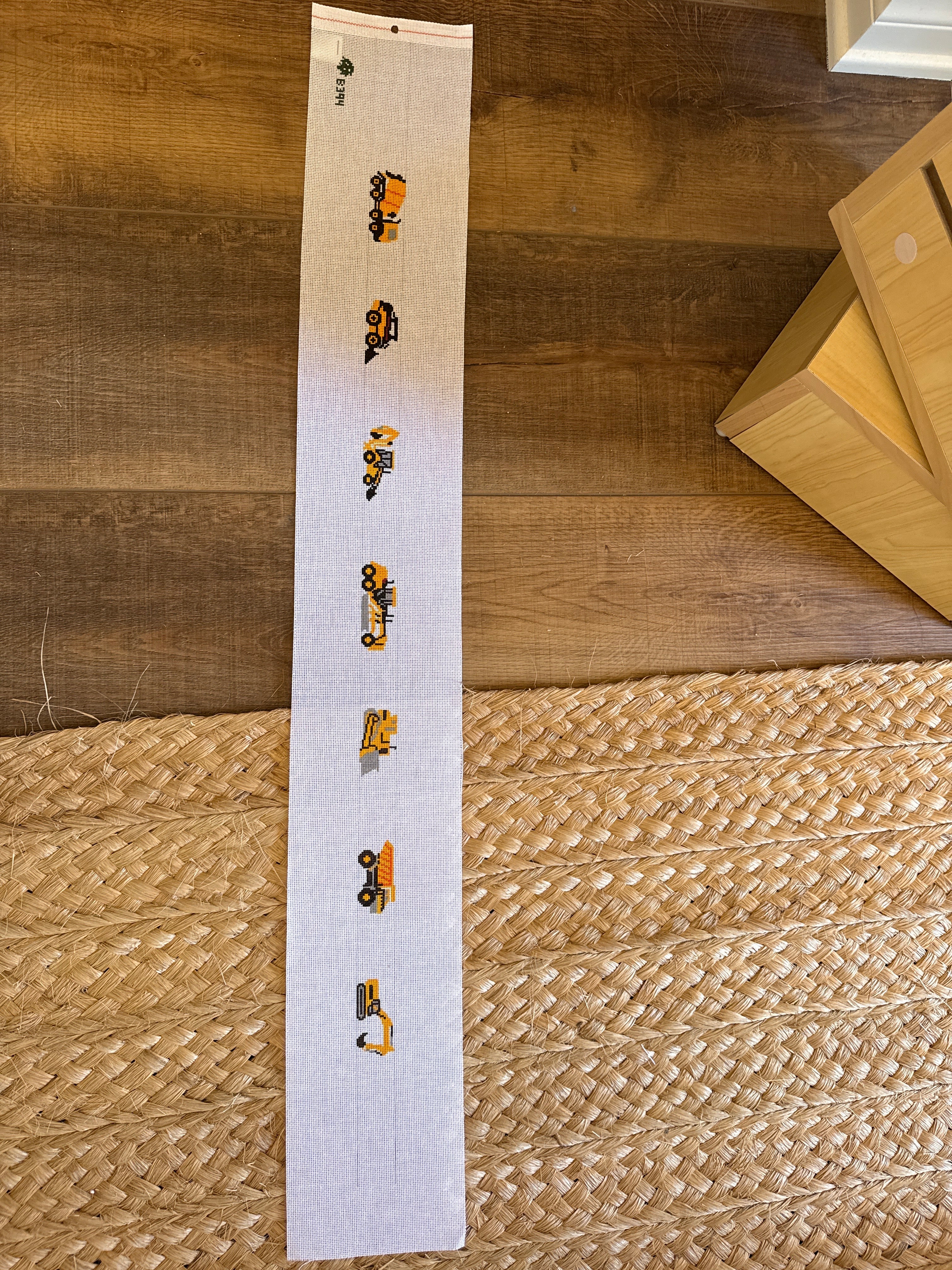 Construction Equipment-Short Version | Needlepoint Canvas