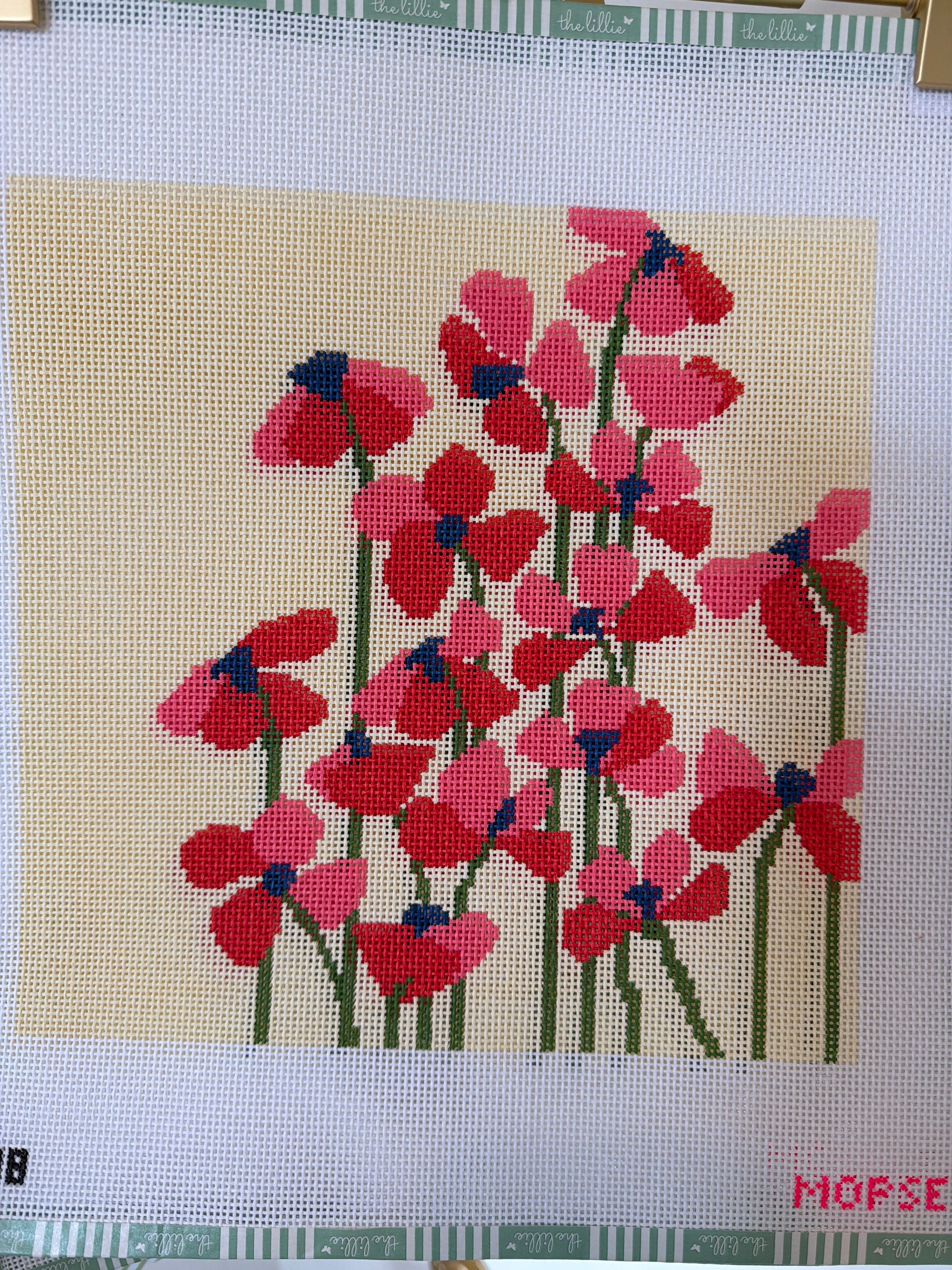 Field of Poppies | Needlepoint Canvas