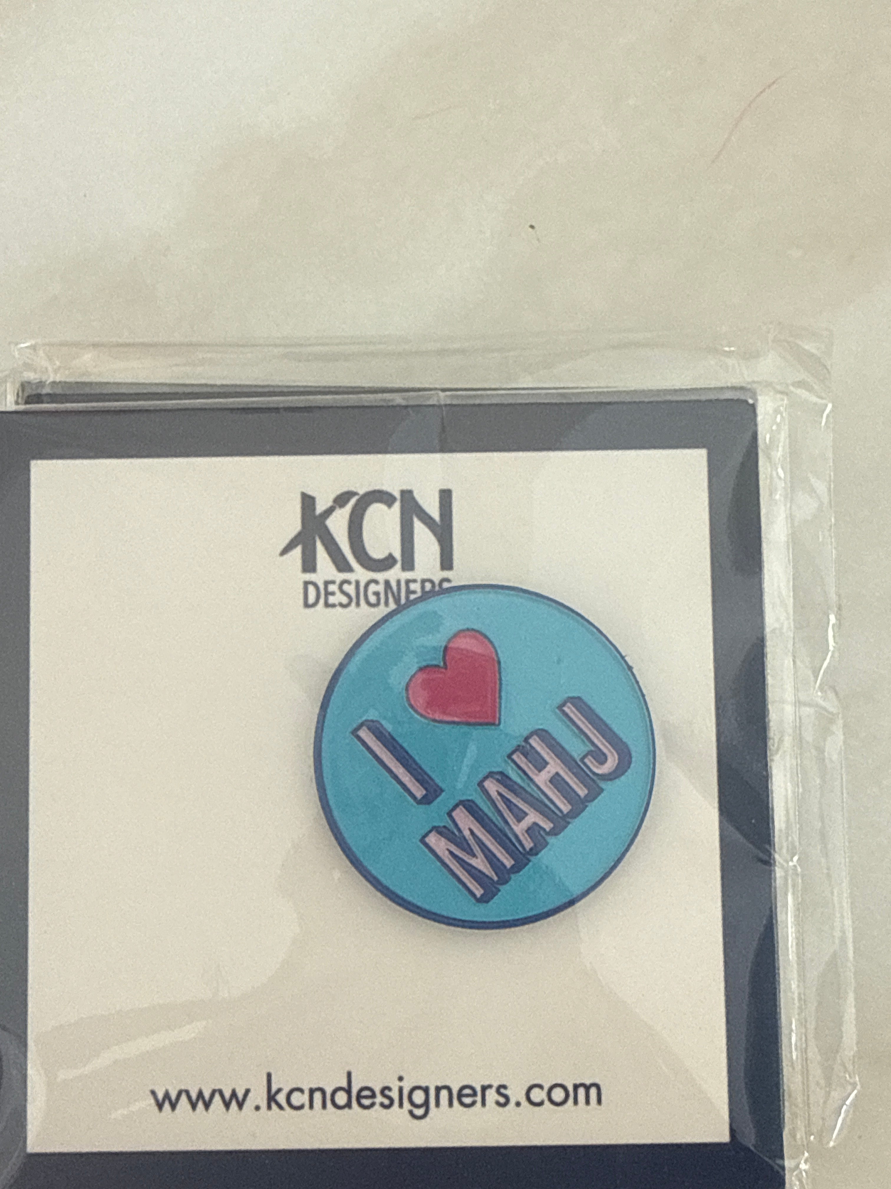 I Heart Mahj Needle Minder