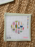 Pickleball Paddle Round | Needlepoint Canvas