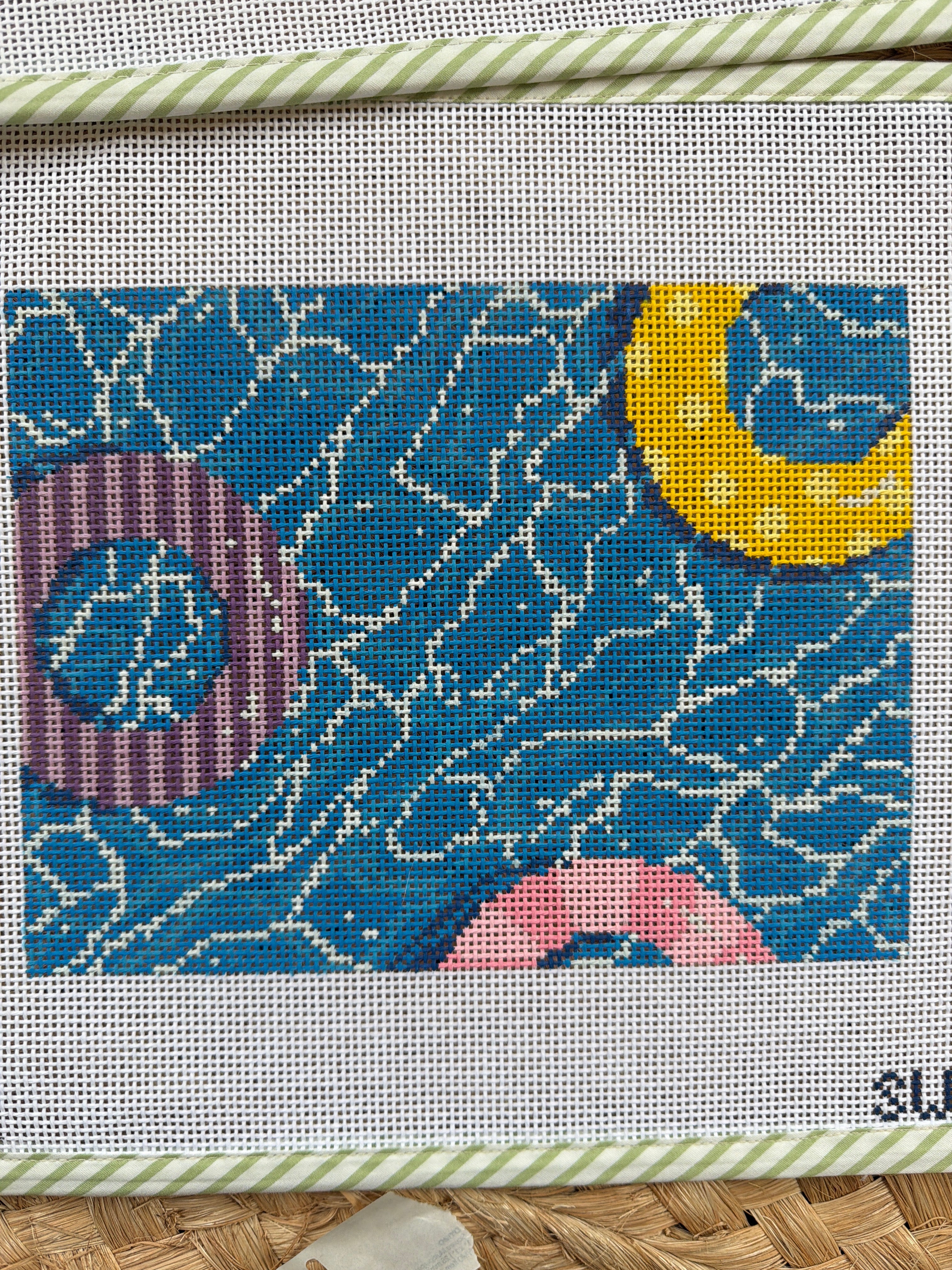 Pool Clutch with Floaties | Needlepoint Canvas