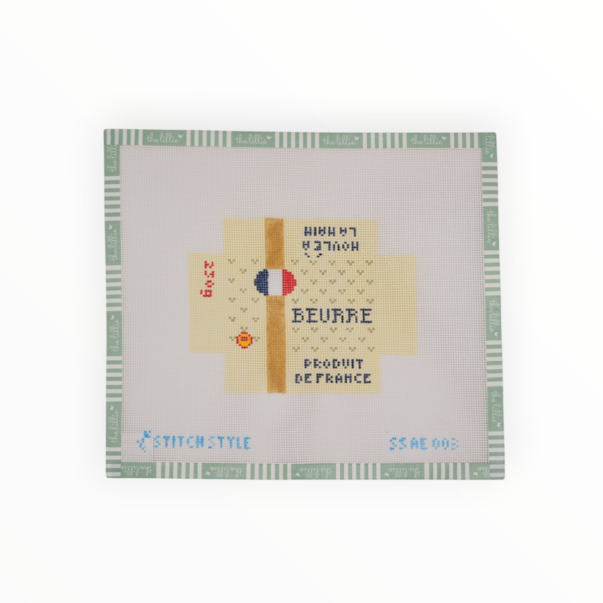 3D French Butter | Needlepoint Canvas