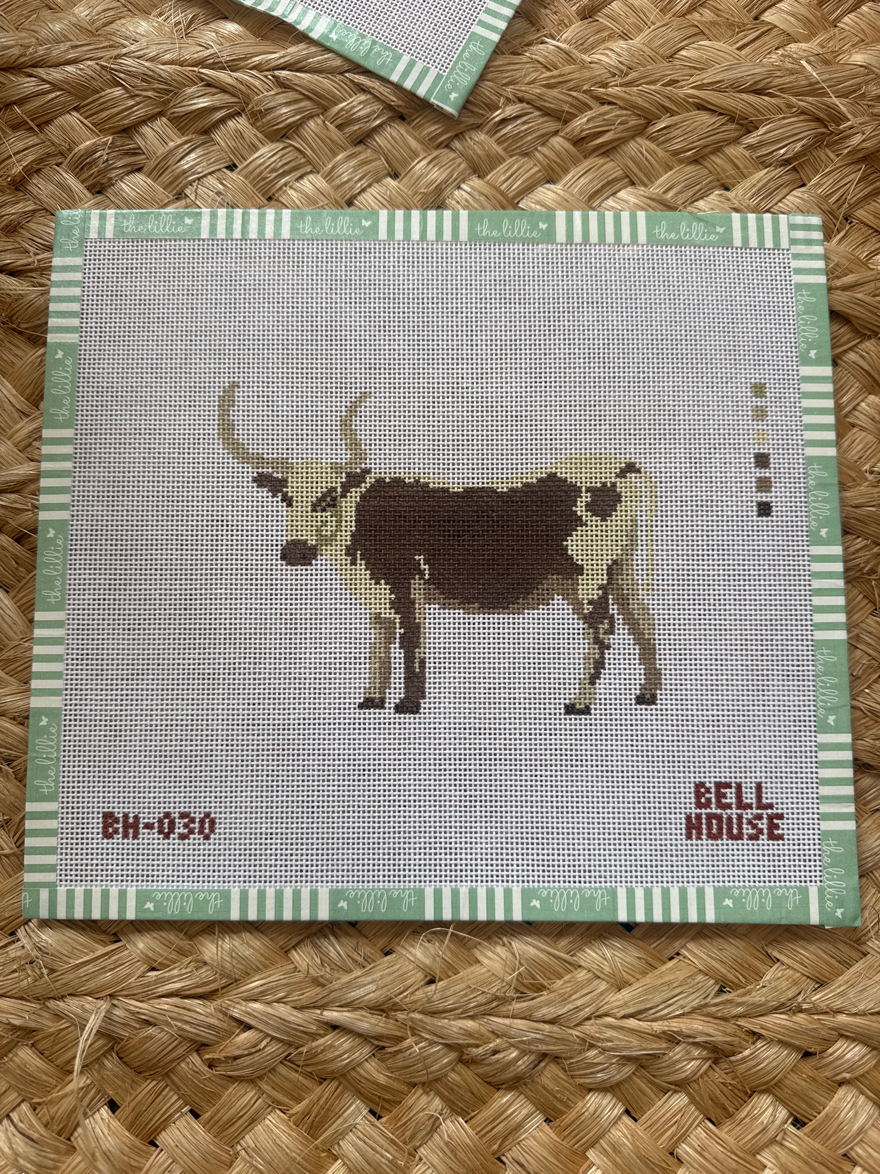 Longhorn | Needlepoint Canvas