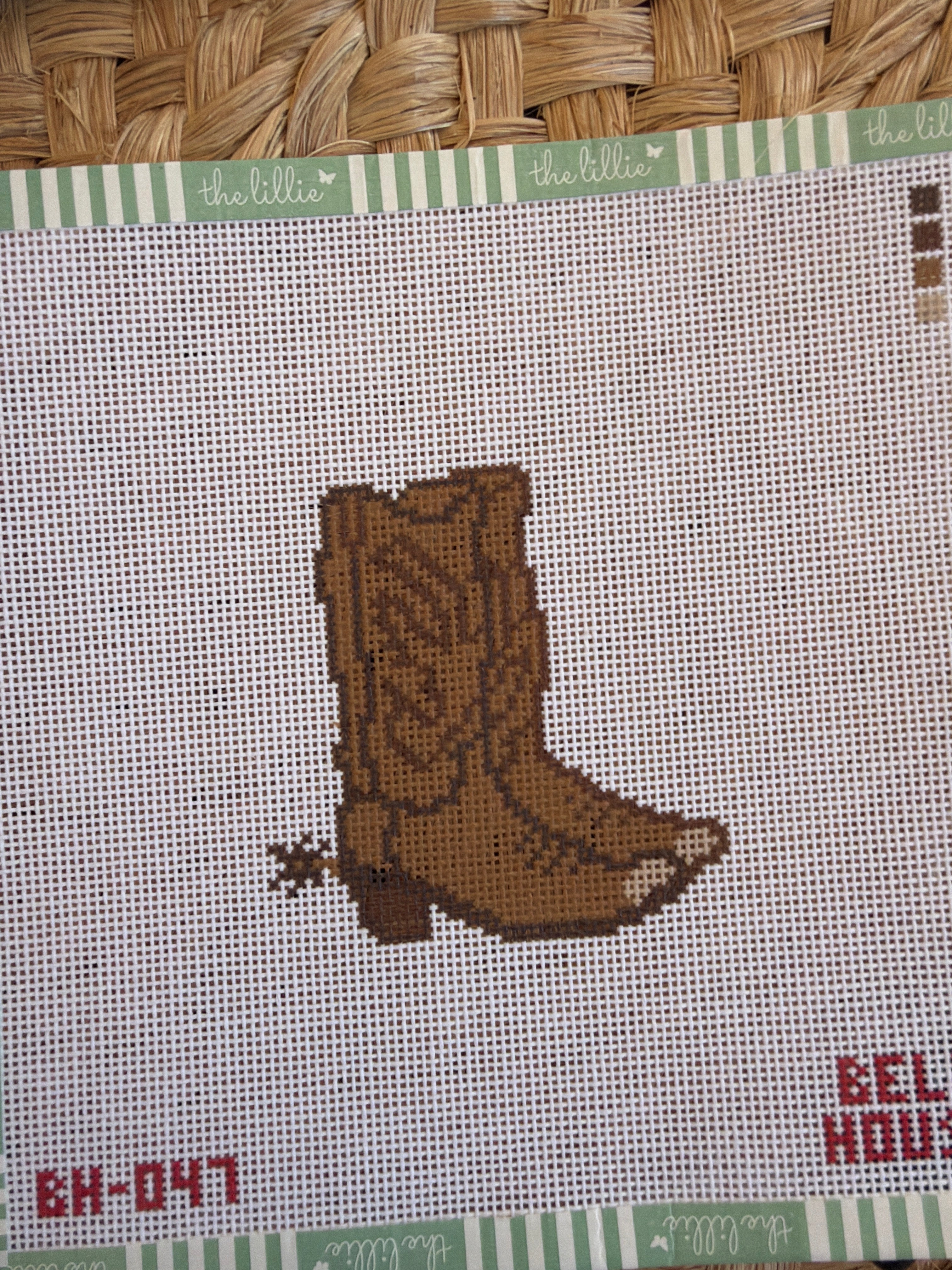 Cowboy Boots | Needlepoint Canvas