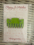 Green Claw Clip Needle Minder
