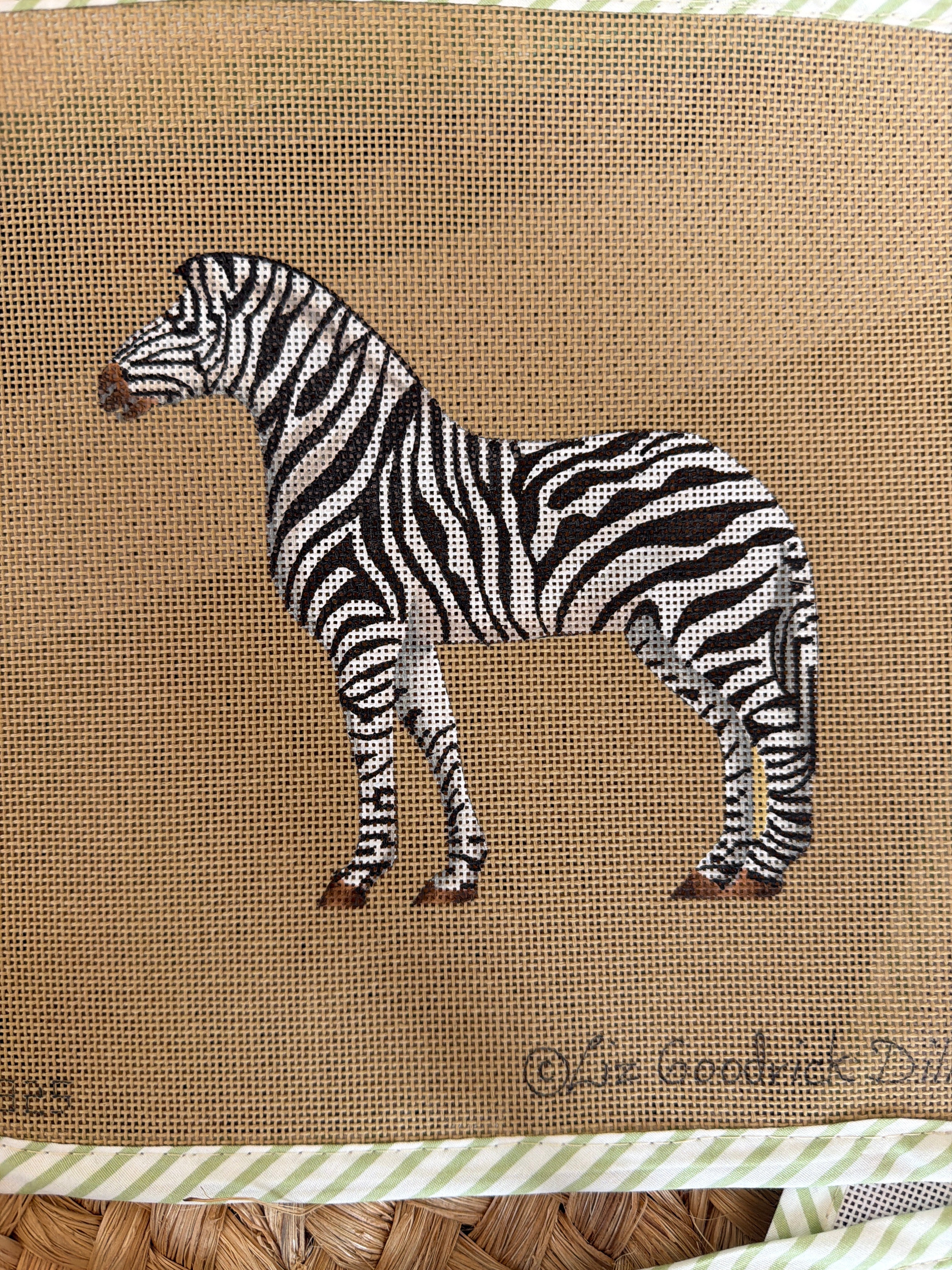 Zebra | Needlepoint Canvas