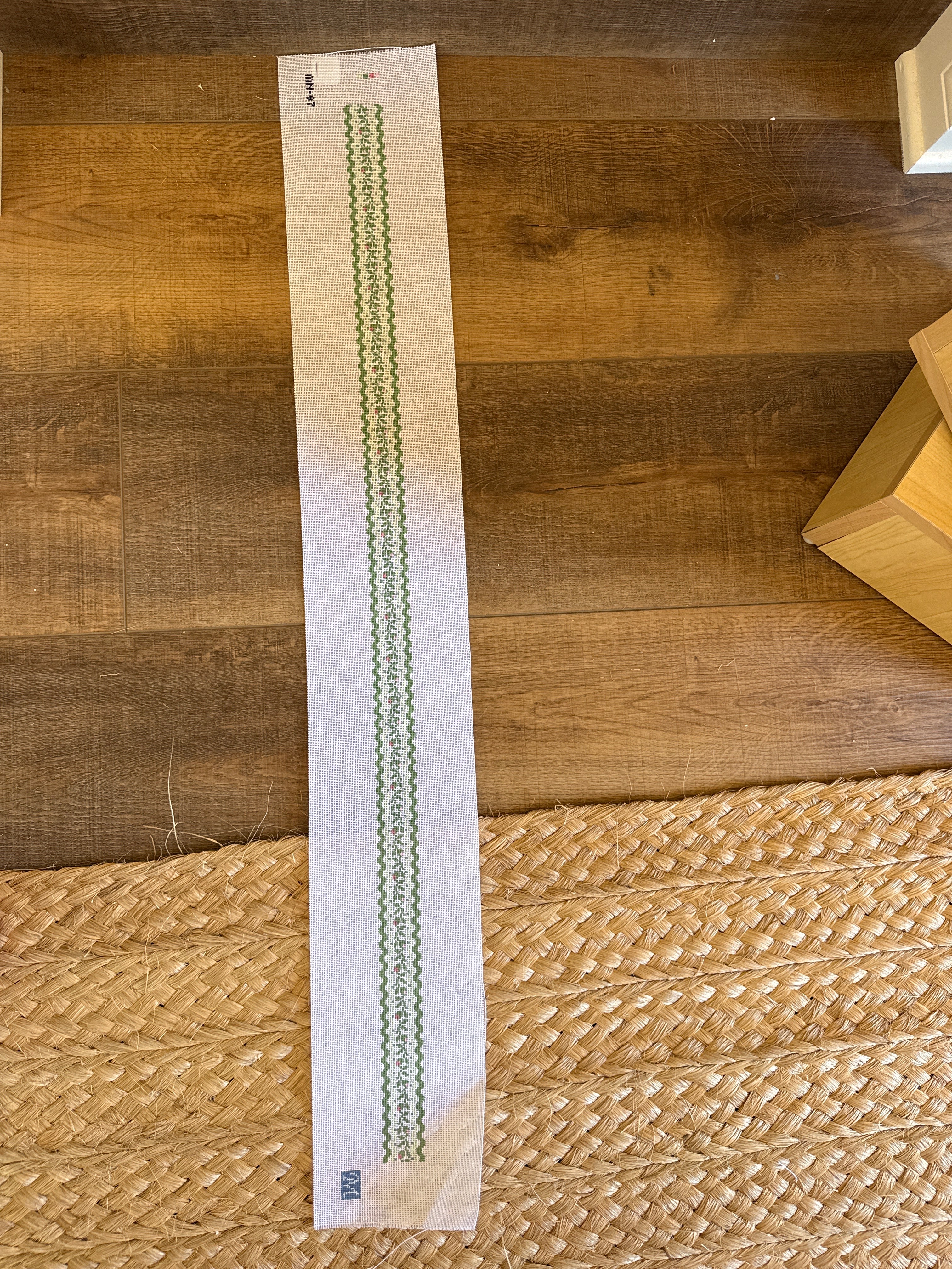 Fair Isle Belt – Green | Needlepoint Canvas