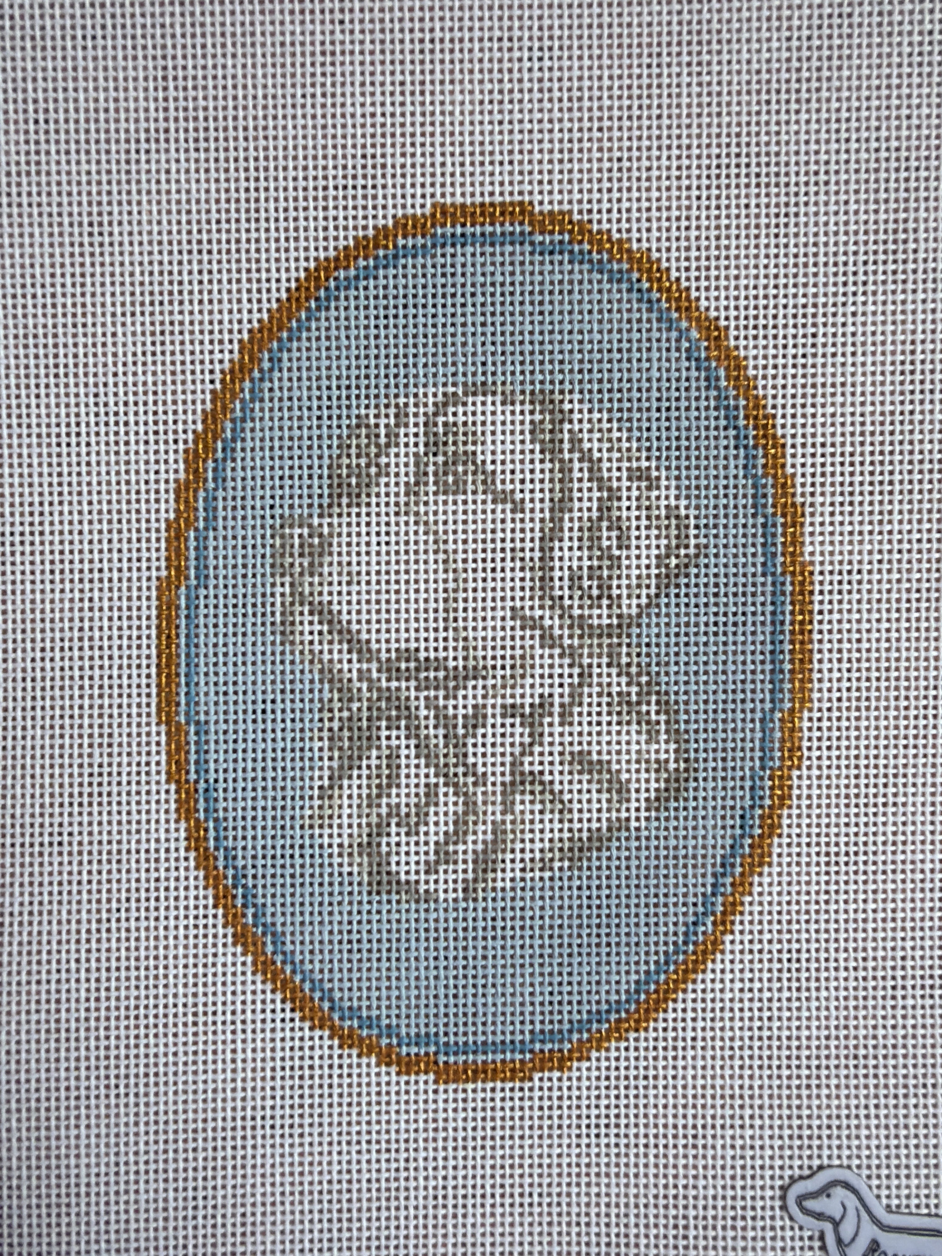 The Bernese Mountain Dog Cameo | Needlepoint Canvas