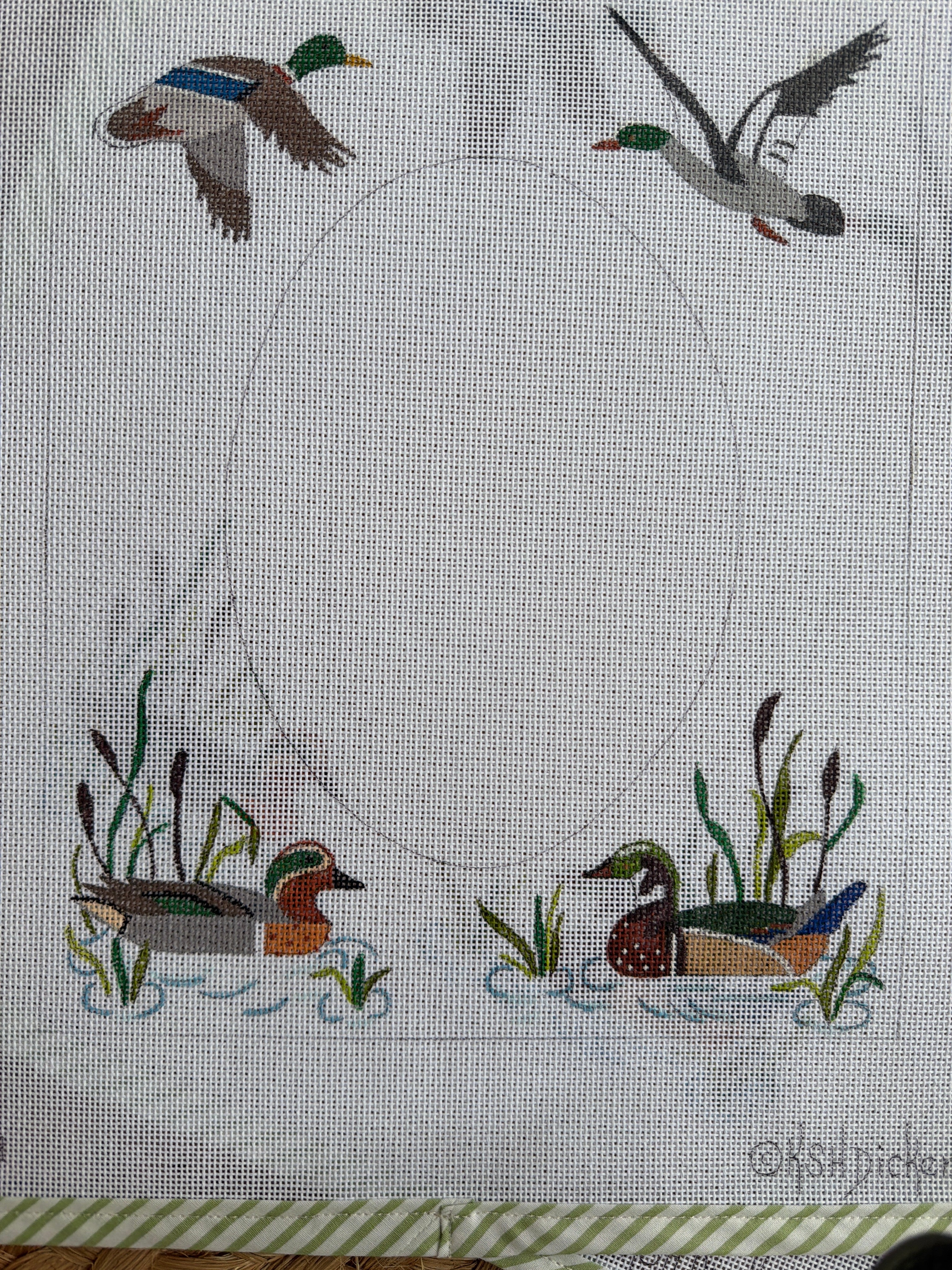 Wild Ducks | Needlepoint Canvas